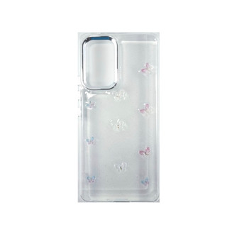 کاور مدل رزینی شاین طرح پروانه شفاف مناسب برای گوشی موبایل شیائومی Note 14 4G